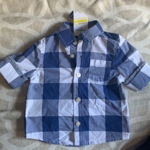 OshKosh Plaid Button Down Shirt